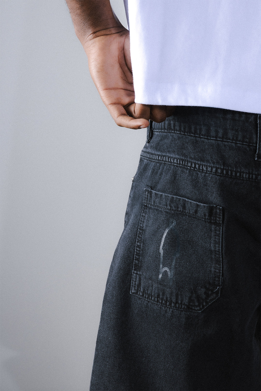 Straight Jeans Black