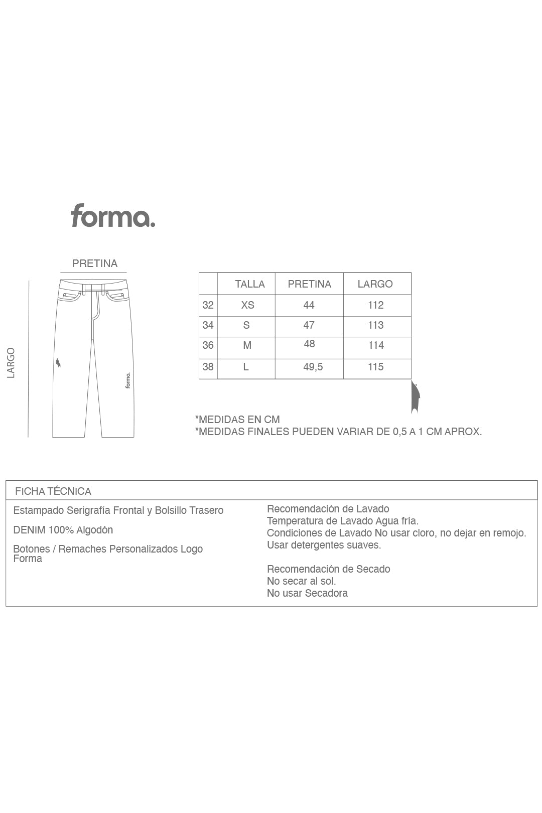 Straight Jeans Black