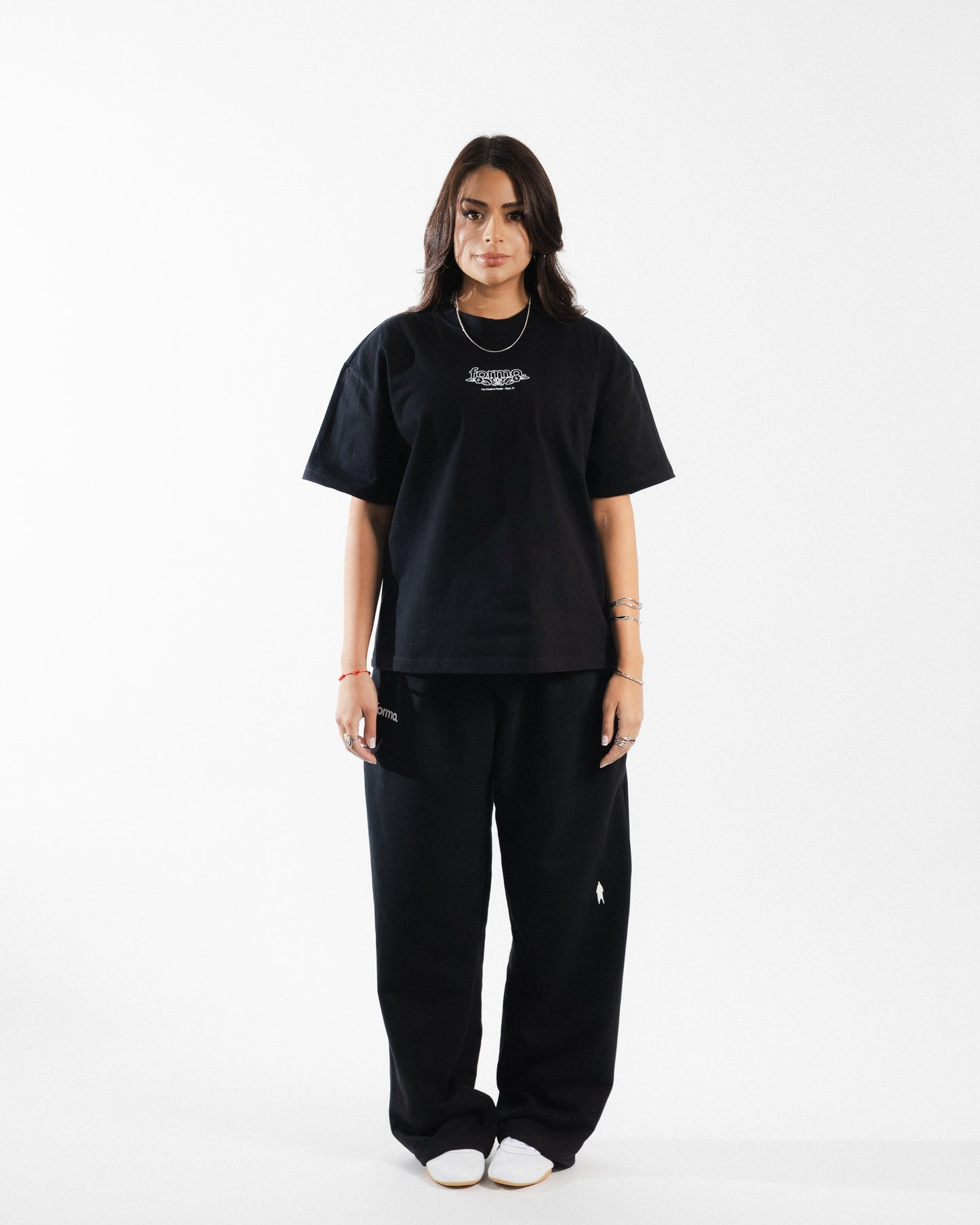 PANT BUZO FORMA NEGRO